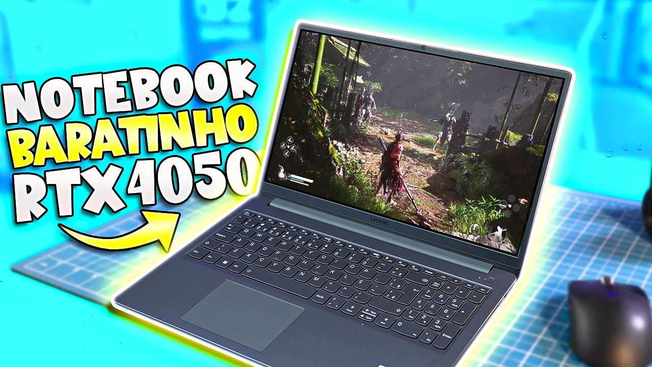Esse Lenovo LOQ com RTX 4050 roda TUDO mesmo? (análise completa)