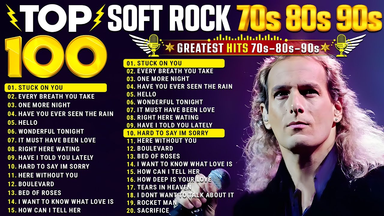 Michael Bolton, Lionel Richie, Rod Stewart, Bee Gees, Chicago - Soft Rock Love Songs Ever