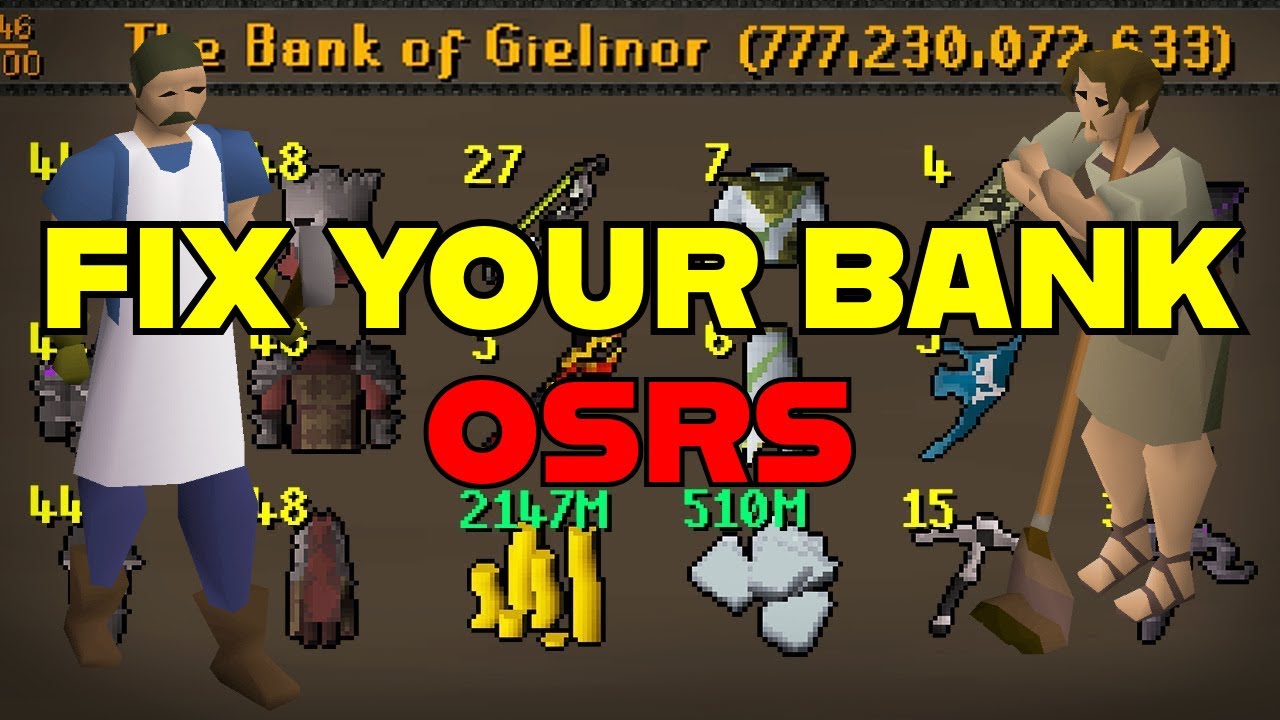 Организуйте свой банк как профессионал — сэкономьте место и время с OSRS!
