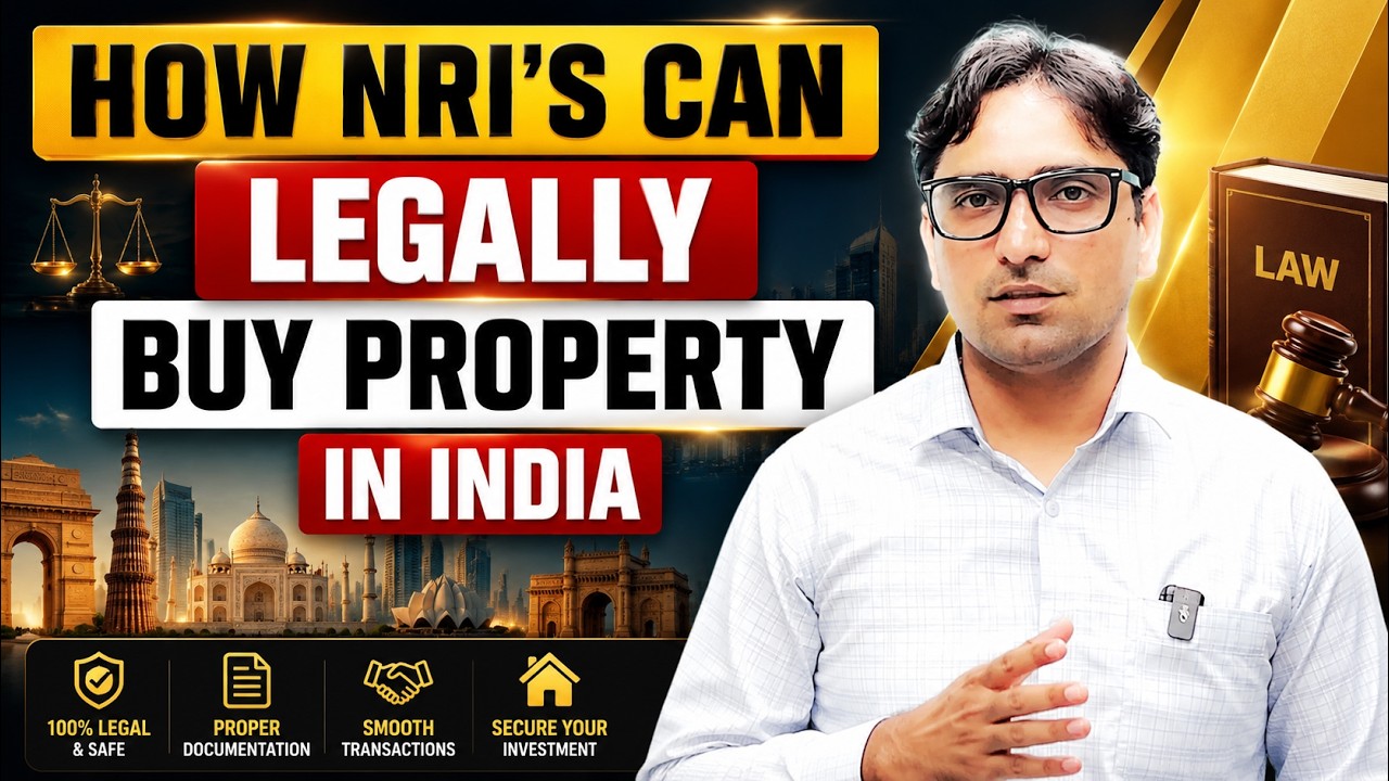 How NRI's can legally buy Property in india | Legal & Tax Guide with example l Sumeet Kharb