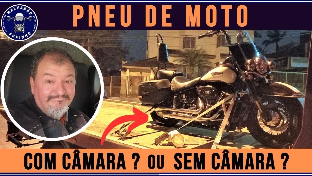 ⚠ [PERIGO] Pneu de MOTO - COM CÂMARA ou SEM CÂMARA?  Qual tipo de pneu escolher?