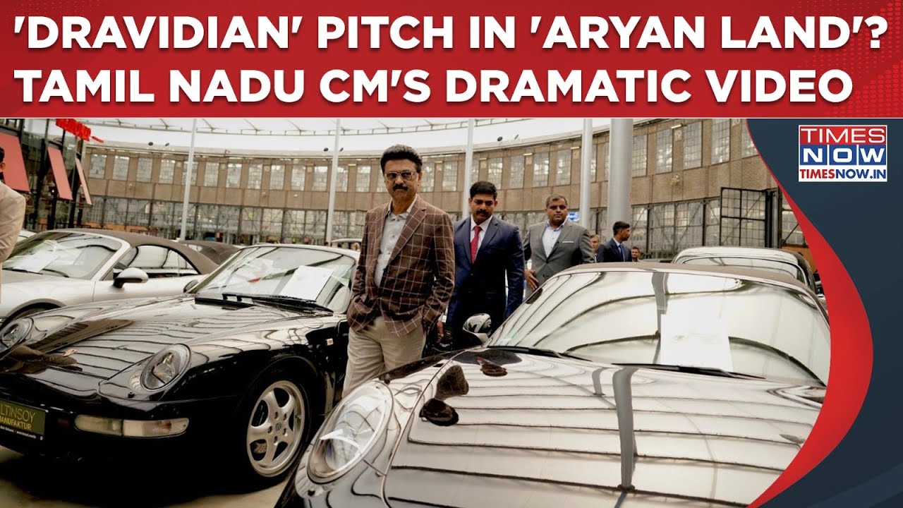 Tamil Nadu CM's 'Dravidian' Pitch In Germany A Success? Stalin Shares Dramatic Video: DMK Vs AIADMK