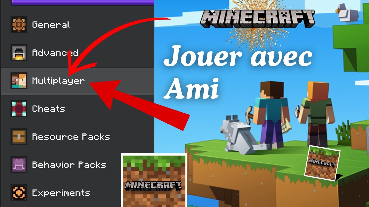 Comment jouer en multijoueur dans Minecraft PE | Comment jouer à Minecraft avec des amis