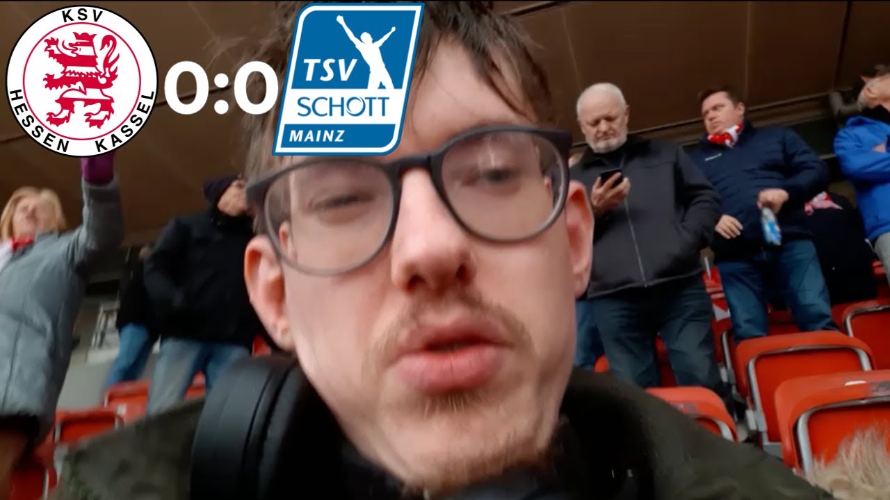 Kein gutes Spiel! KSV Hessen Kassel - TSV Schott Mainz Stadionvlog