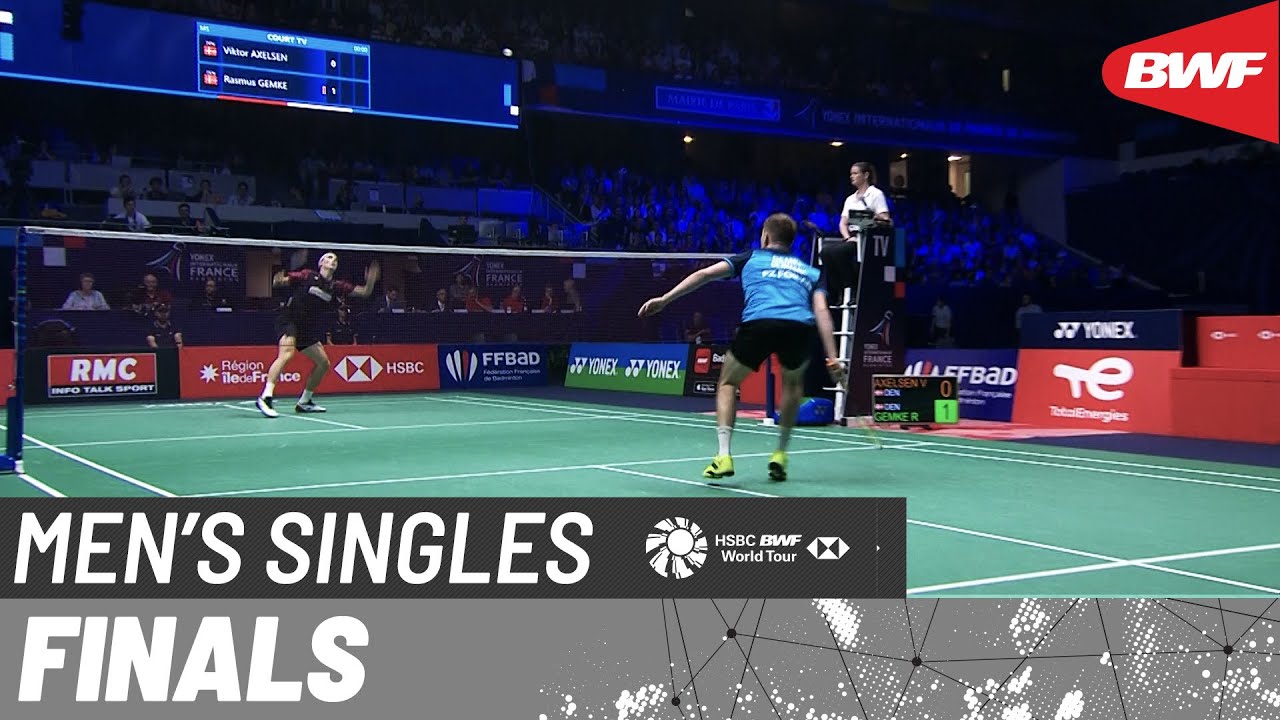 YONEX French Open 2022 | Viktor Axelsen (DEN) [1] vs. Rasmus Gemke (DEN) | F