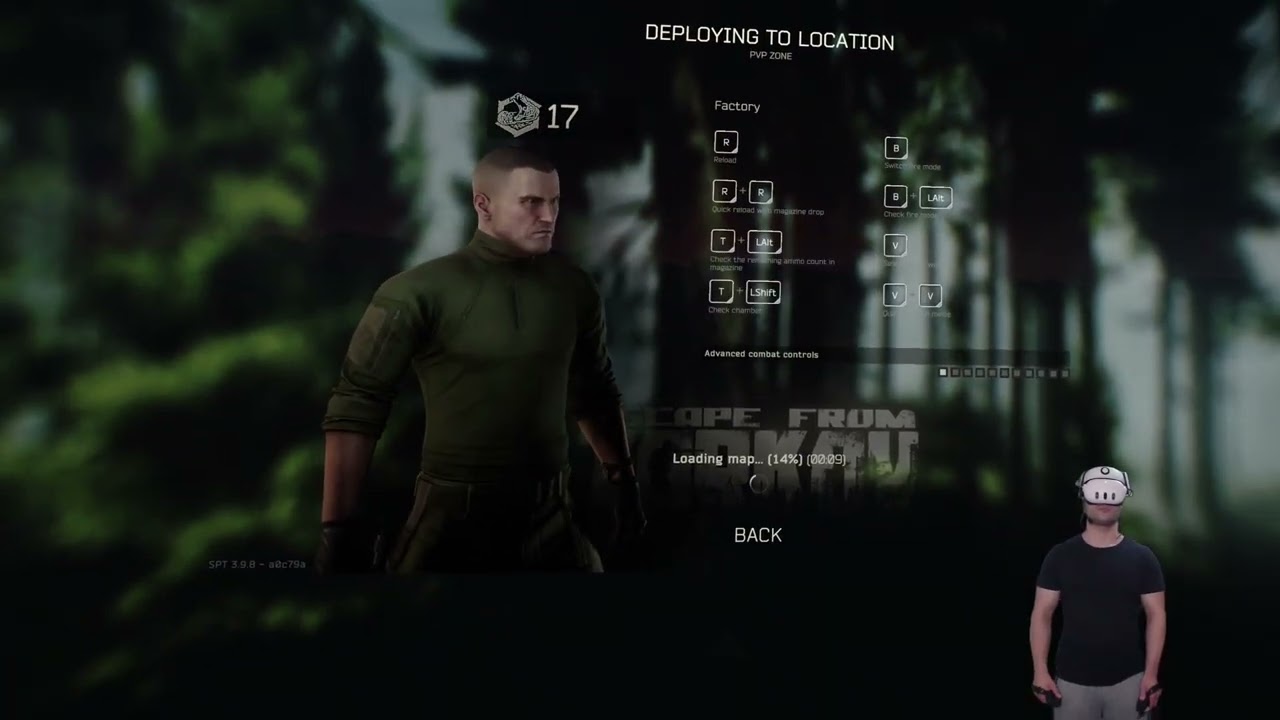 SPTVR TARKOV IN VR! HARDCORE MODE! E33