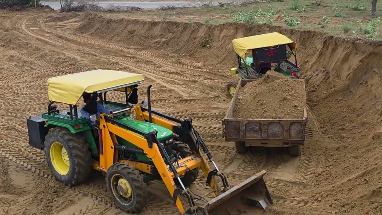 John deere bigga gav ret mafiya#trector #farming #jcb 