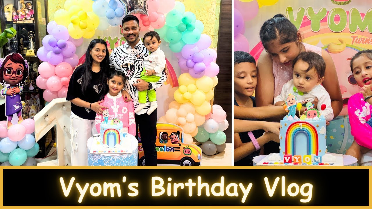 Vyom’s Birthday Vlog | Part 6 | Marathi Vlog 831 |