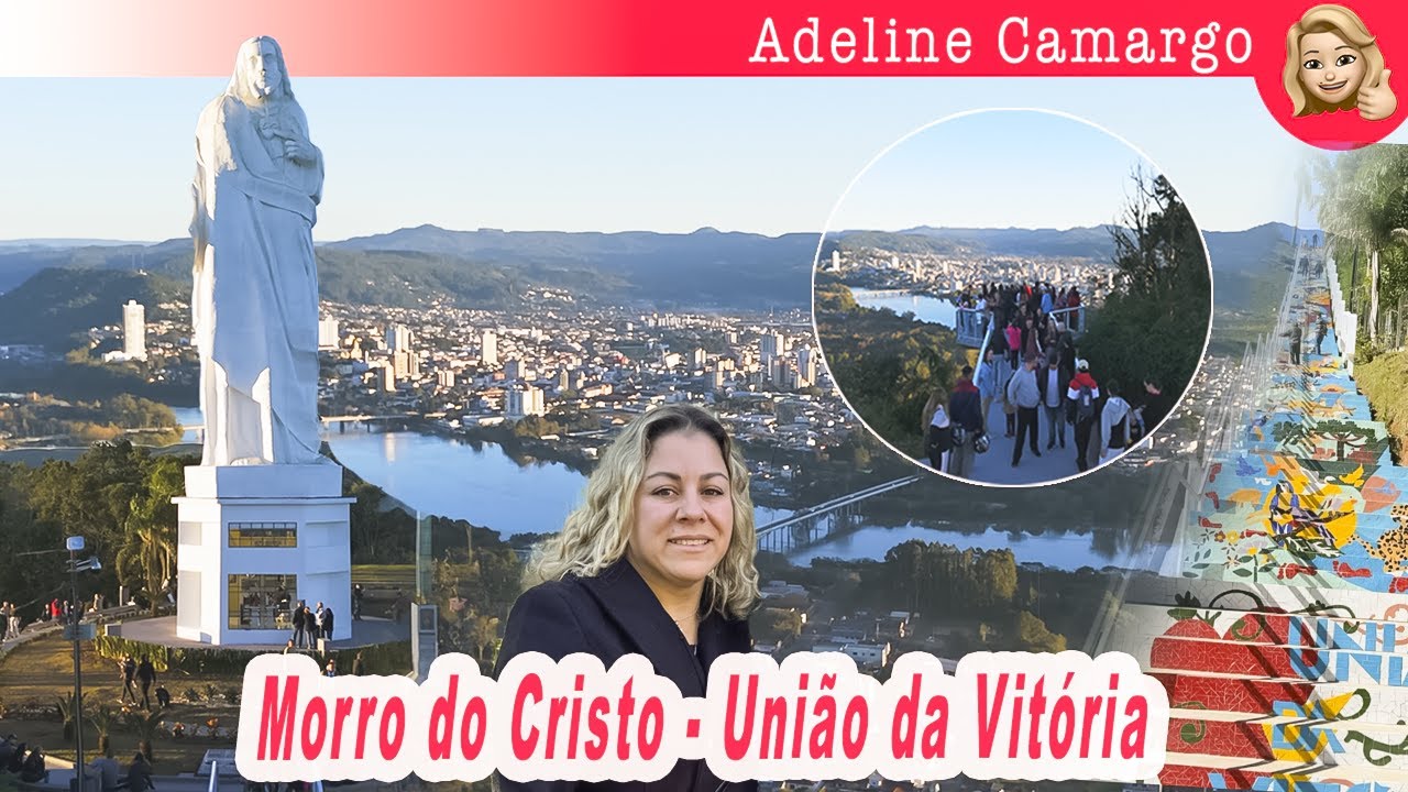 Morro do Cristo União da Vitória Reabertura com Escadaria de Mosaico Representando a Cultura Local