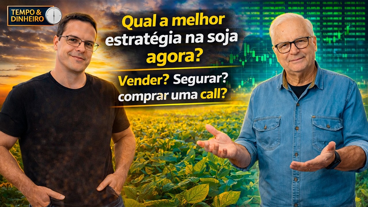 Vender agora e comprar uma call? Ou segurar a soja, e fazer uma put?  Mauricio Bellinelo responde