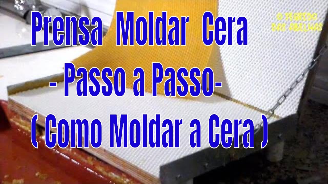 Prensa Moldar Cera – Passo a Passo (Como Moldar a Cera) #yutube_videos @euclidessantanasantana