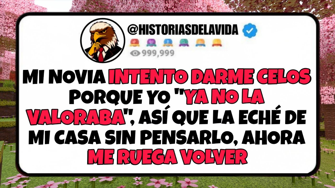Mi novia INTENTO DARME CELOS porque yo TA NO LA VALORABA, así que la eche sin pensarlo, ME RUEGA