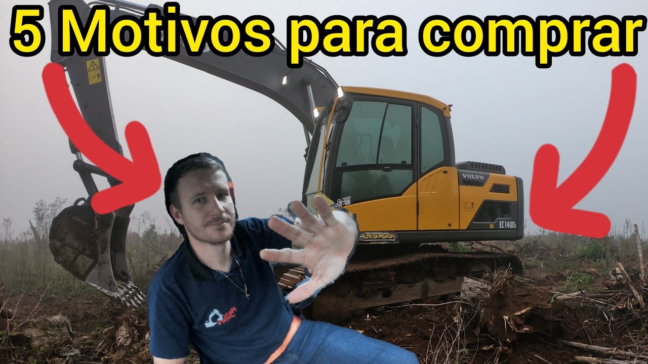 Falando os 5 pontos positivos para comprar uma escavadeira hidráulica volvo 140 DL