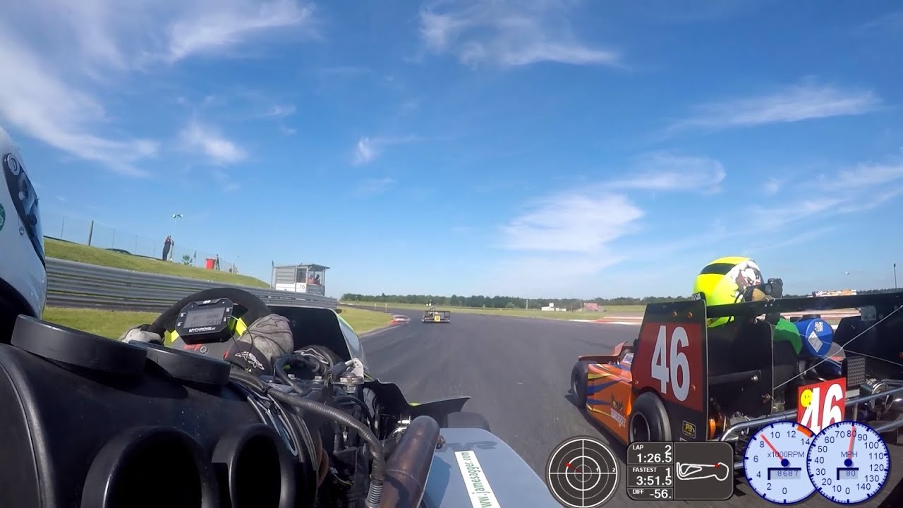 Superkarting-uk Snetterton 300 Ben Parky KTM 450 race 2