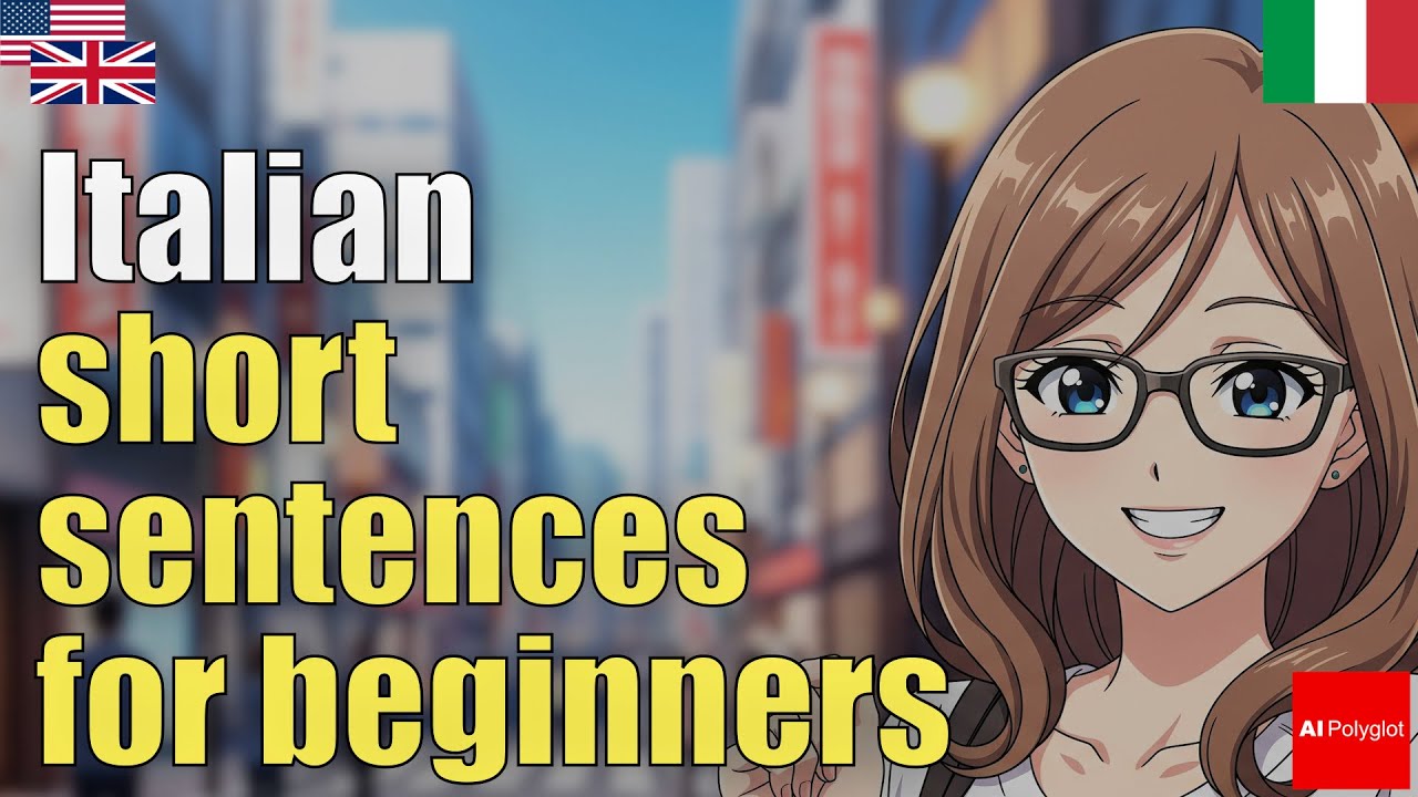 Italian short sentences for beginners | Natural Listening | Must-Know