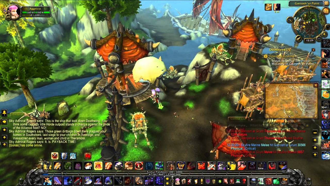 WoW MoP - Alliance Intro to the Jade Forest