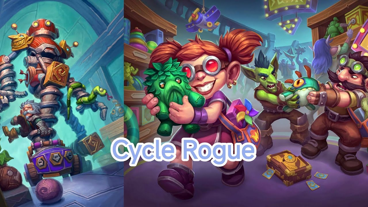 Рога восстала и показывает чудеса перебора.Гайд на Сайкл Рогу.Hearthstone Сквозь Потоки Времени