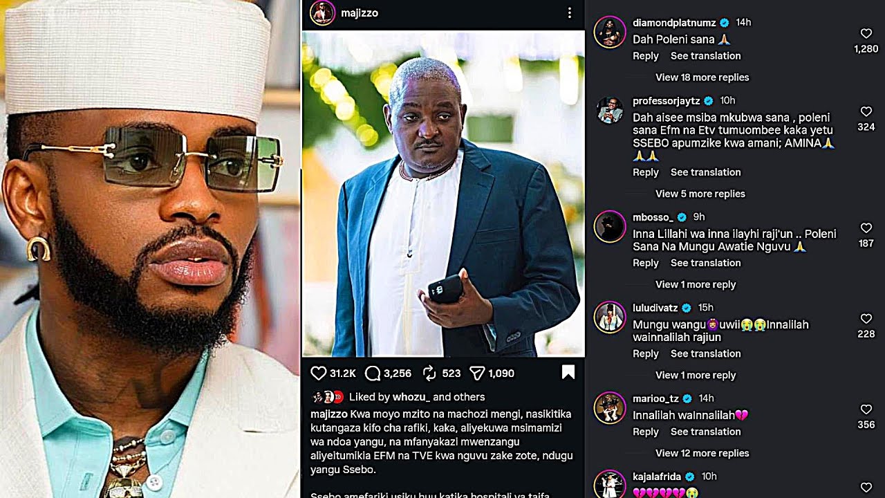 DIAMOND NA MASTAA WENGINE WAGUSWA NA MSIBA WA SSEBO WA ETV NA EFM