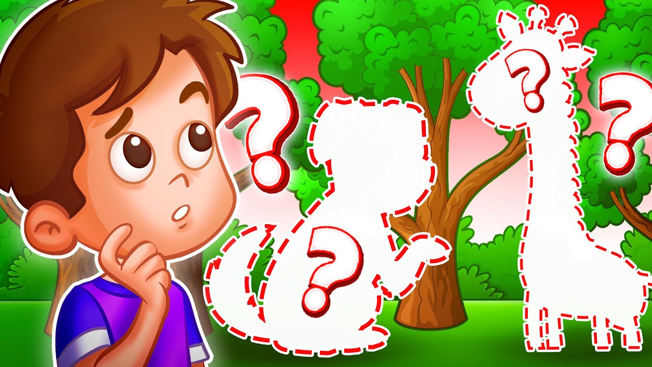 Errate Das Tier Nach Seiner Form 🐄🔍  | Puzzles & Lernvideos f&uuml;r Kinder | Kleine Schlaumeier
