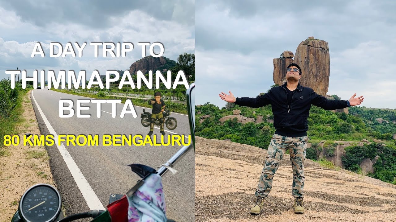 🏍️ A Bike Ride to Thimmappana Betta | Most Beautiful Day Trip from Bangalore 🌄 #daytrip #gohike