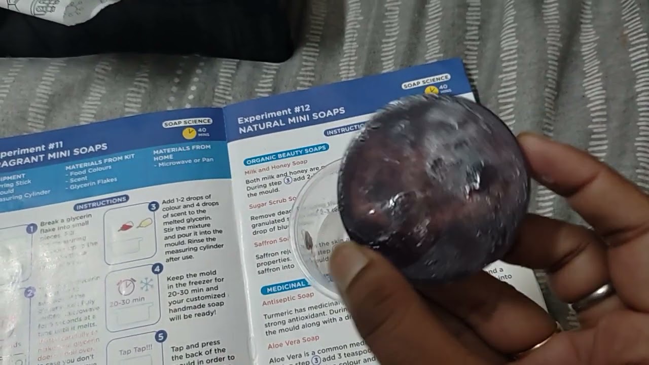 Science kit experiment no 11( Fragnant soap) -Part 2
