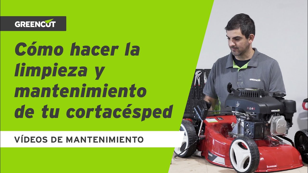🔧 ¿CÓMO hacer la LIMPIEZA y MANTENIMIENTO de tu CORTACÉSPED?