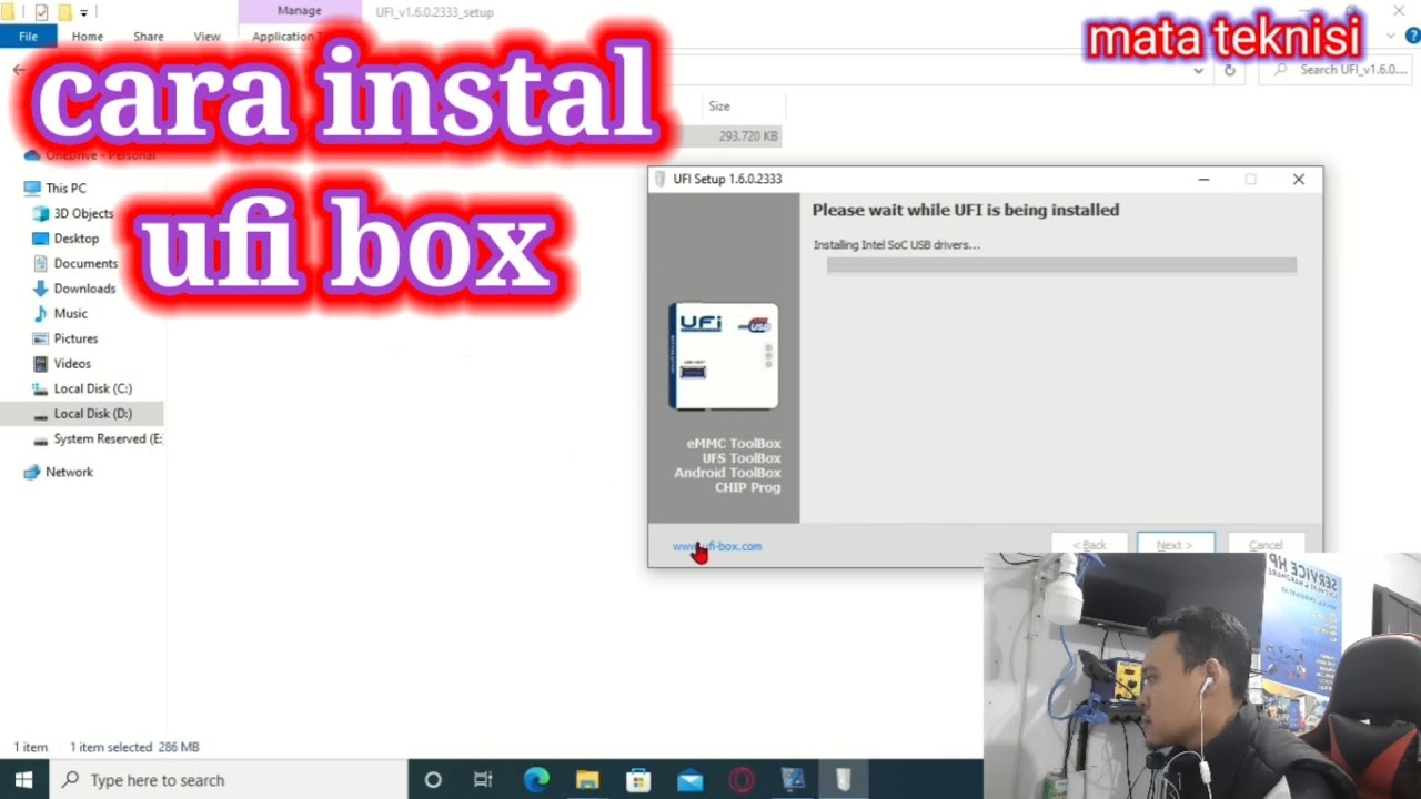 cara insta ufi box
