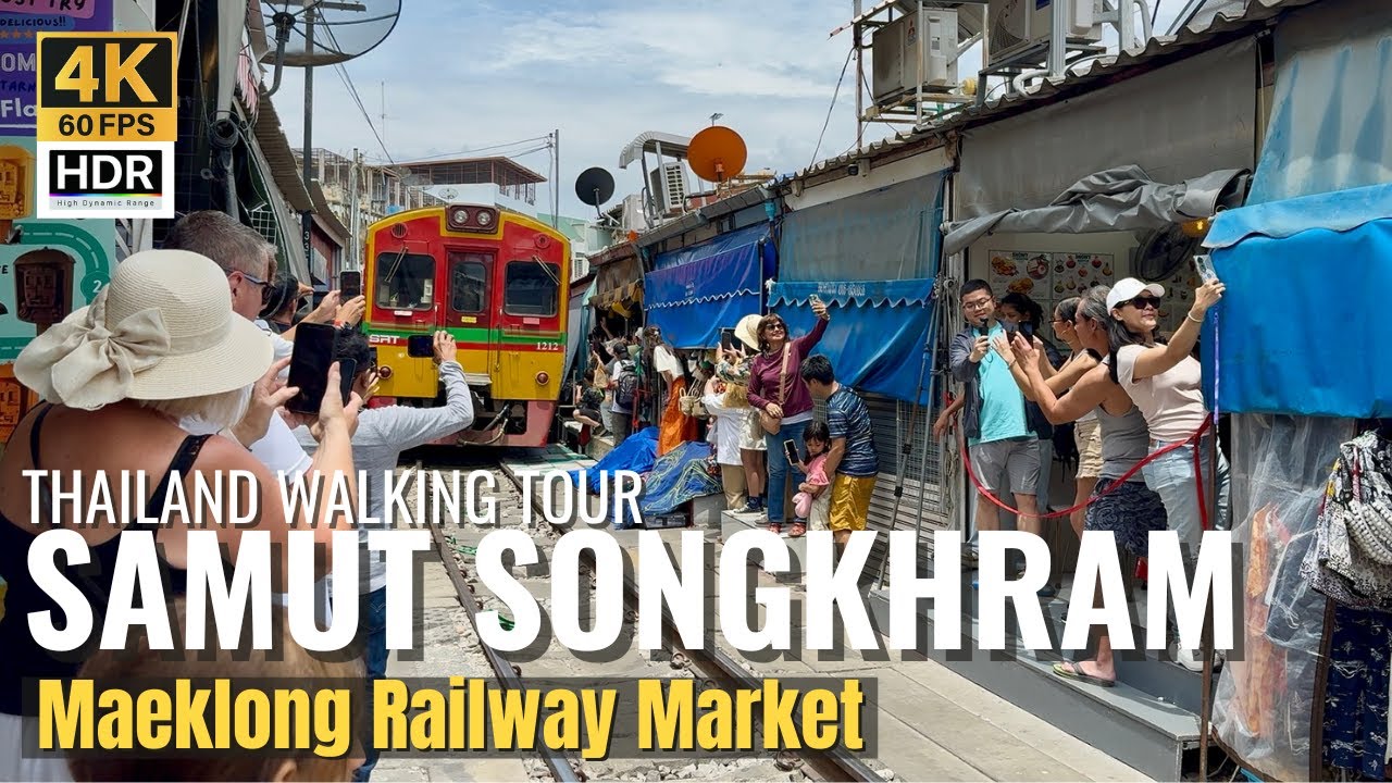 [SAMUT SONGKHRAM] Maeklong Railway Market 
