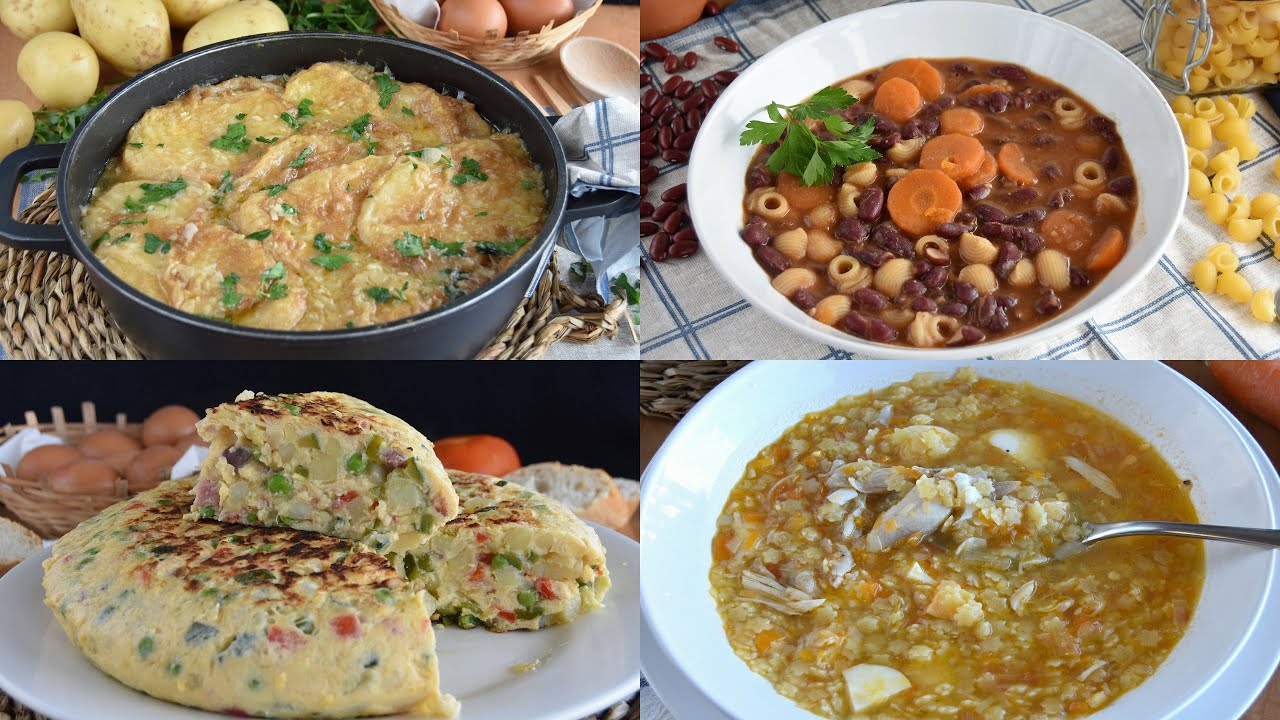 👌 4 recetas fáciles y deliciosas para la cuesta de enero ESTÁN BUENÍSIMAS !!!