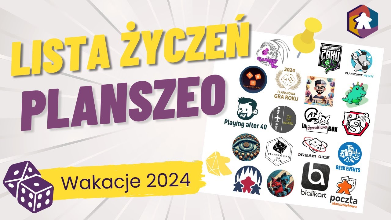 Lista życzeń Planszeo - wakacje 2024 / Premiery gier planszowych, na które warto czekać