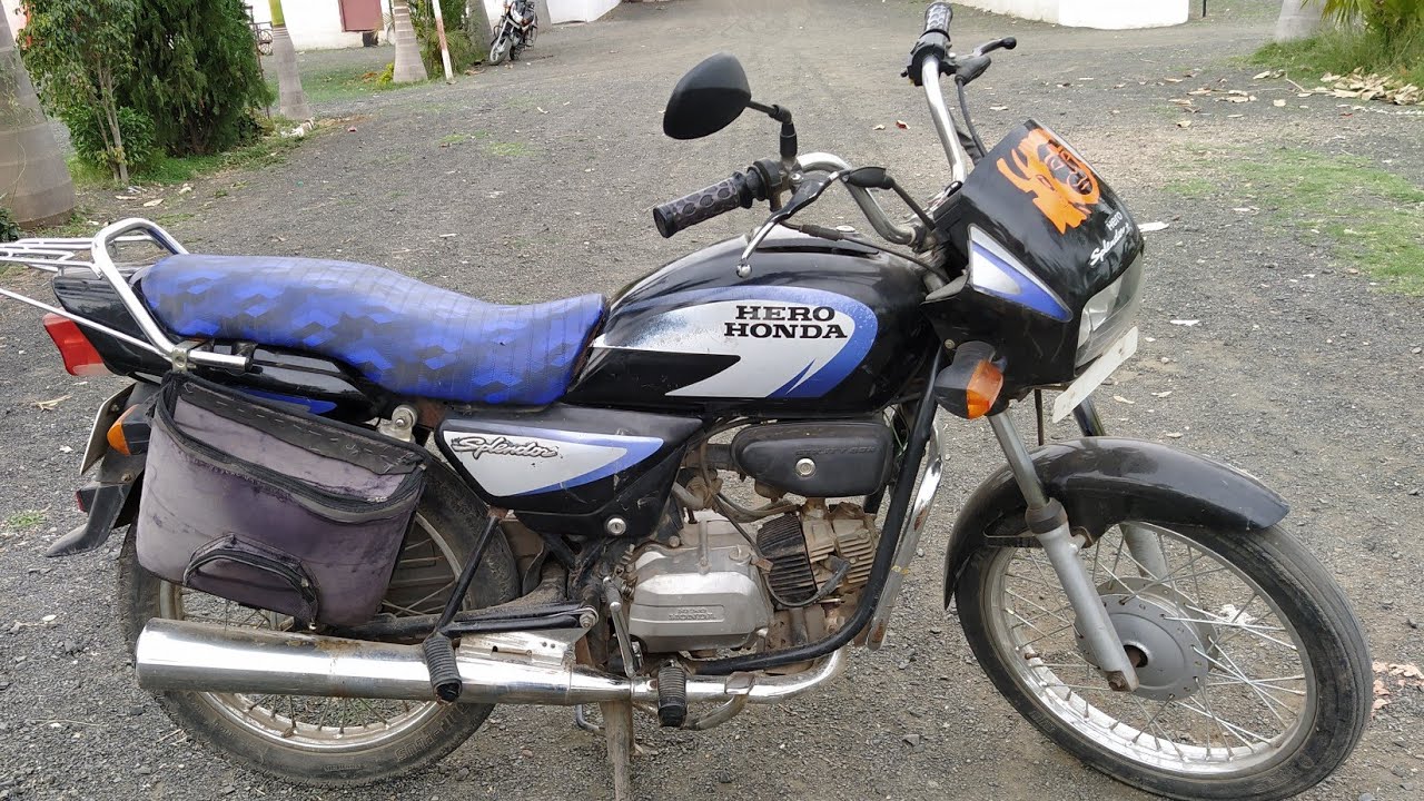 Hero' Honda splendor + 2006 old model bs2 review second hand bike review