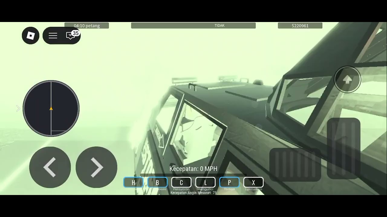 Hunting tornado wedge In helicity! #helicity #stormchasing #tornado #wedge #roblox 