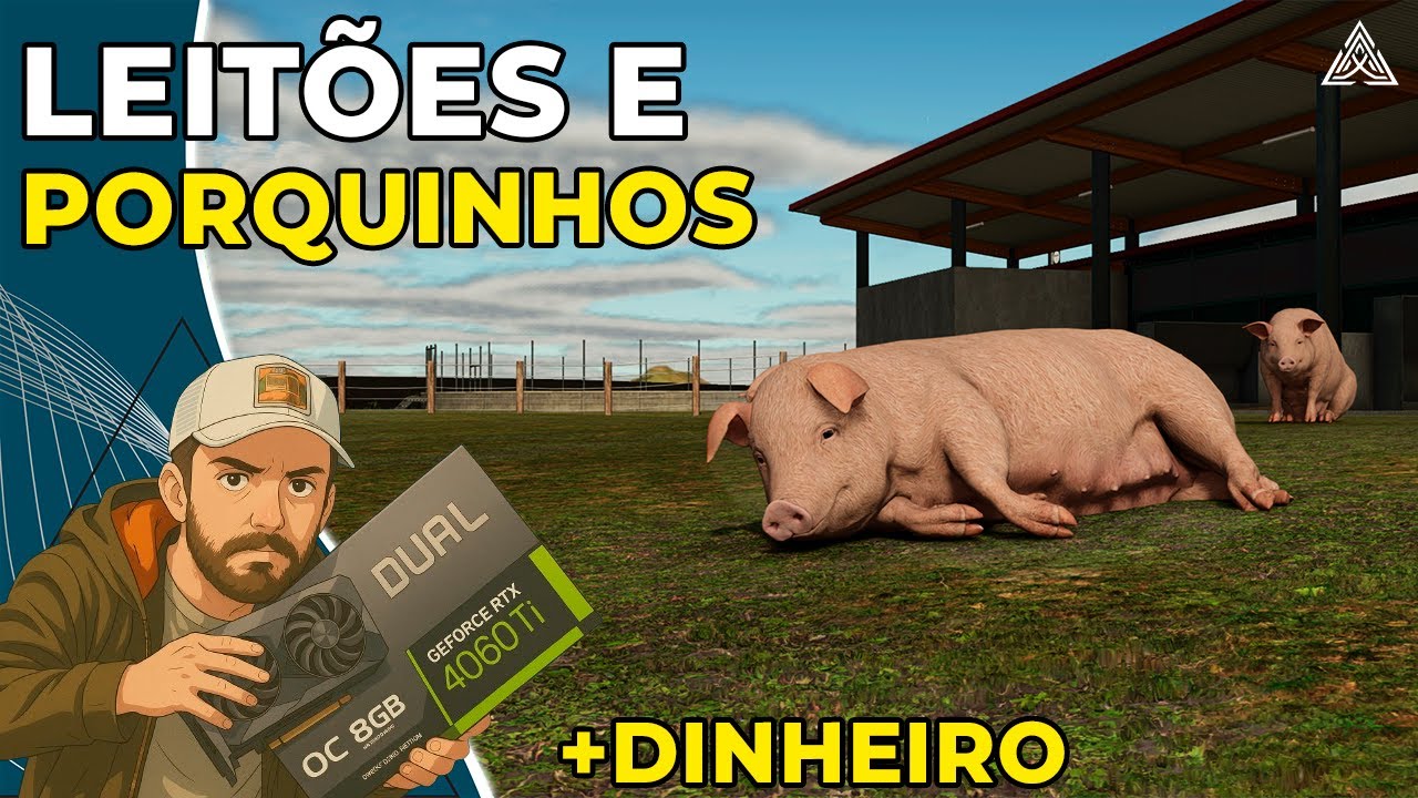COMO CRIAR E ALIMENTAR PORCOS NO FARMING SIMULATOR 25