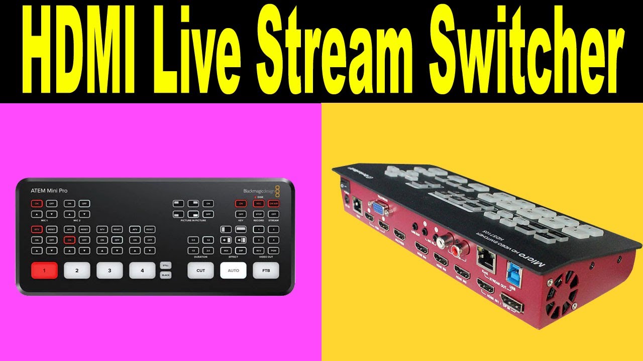 Best ATEM Mini PRO | Top 5 HDMI Live Stream Switcher Review 2020
