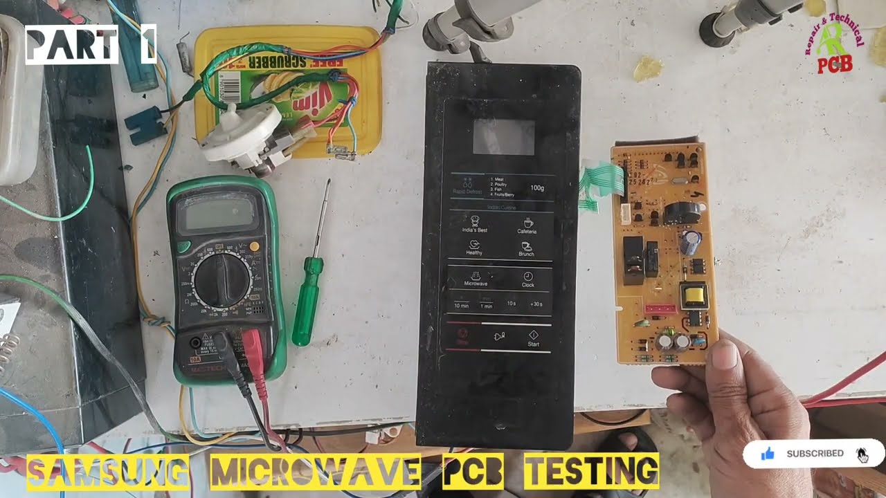 Microwave PCB testing | microwave PCB panel | microwave oven PCB board repairing | pcb repair 👉PAT 1