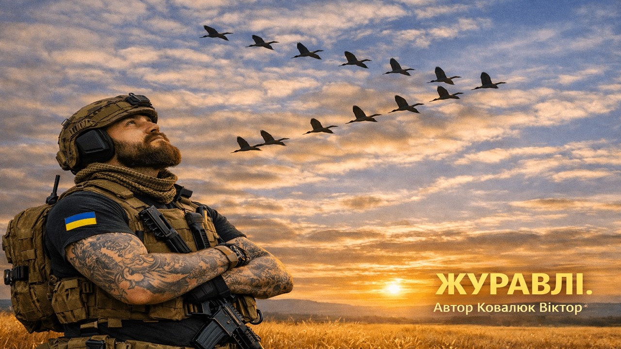 ЖУРАВЛІ  -  Автор КОВАЛЮК ВІКТОР.