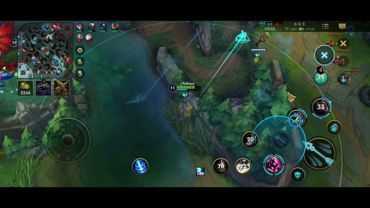 lol mobile jogando de jinx ranqueada 2021
