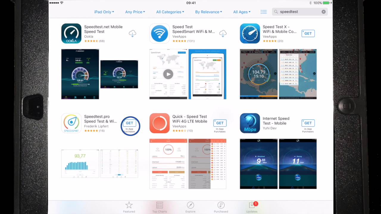 Downloading Speedtest App Ookla