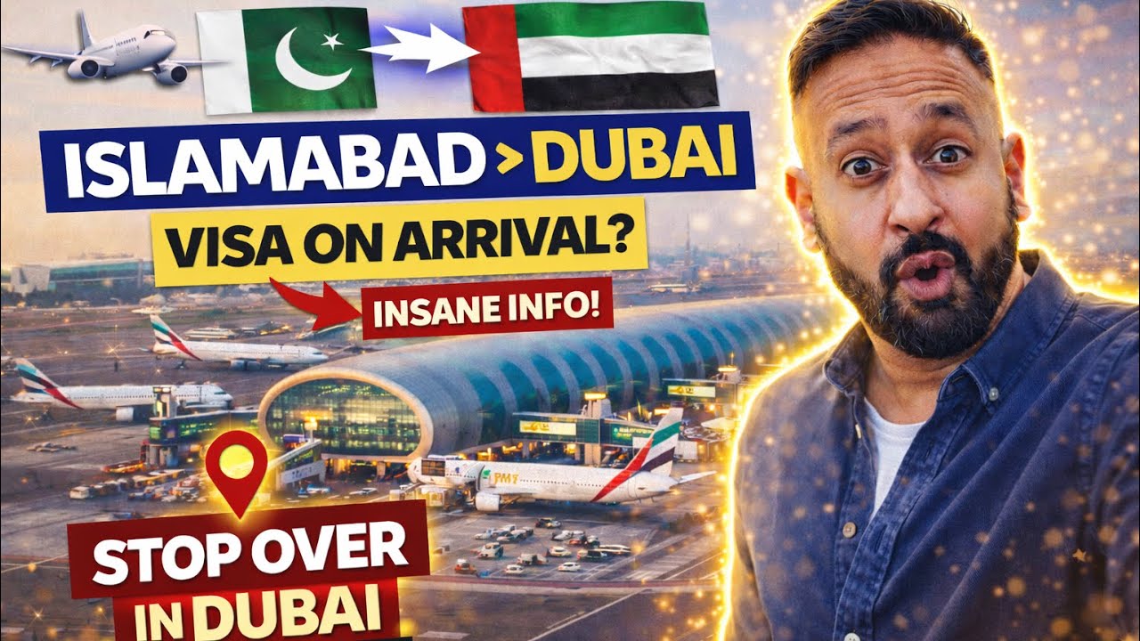  DUBAI JOURNEY + VISA ON ARRIVAL!Airport ➜ Hotel Guid 