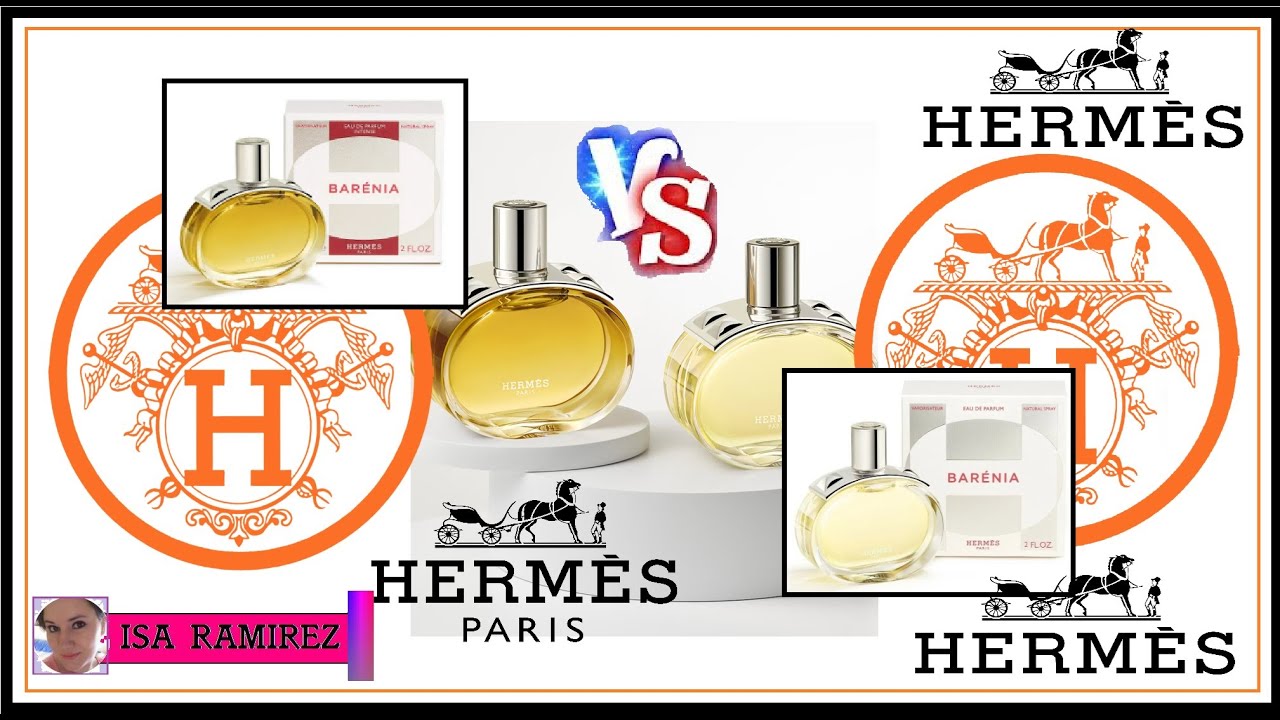 HERMES Barénia Intense VS Barénia comparación de PERFUMES