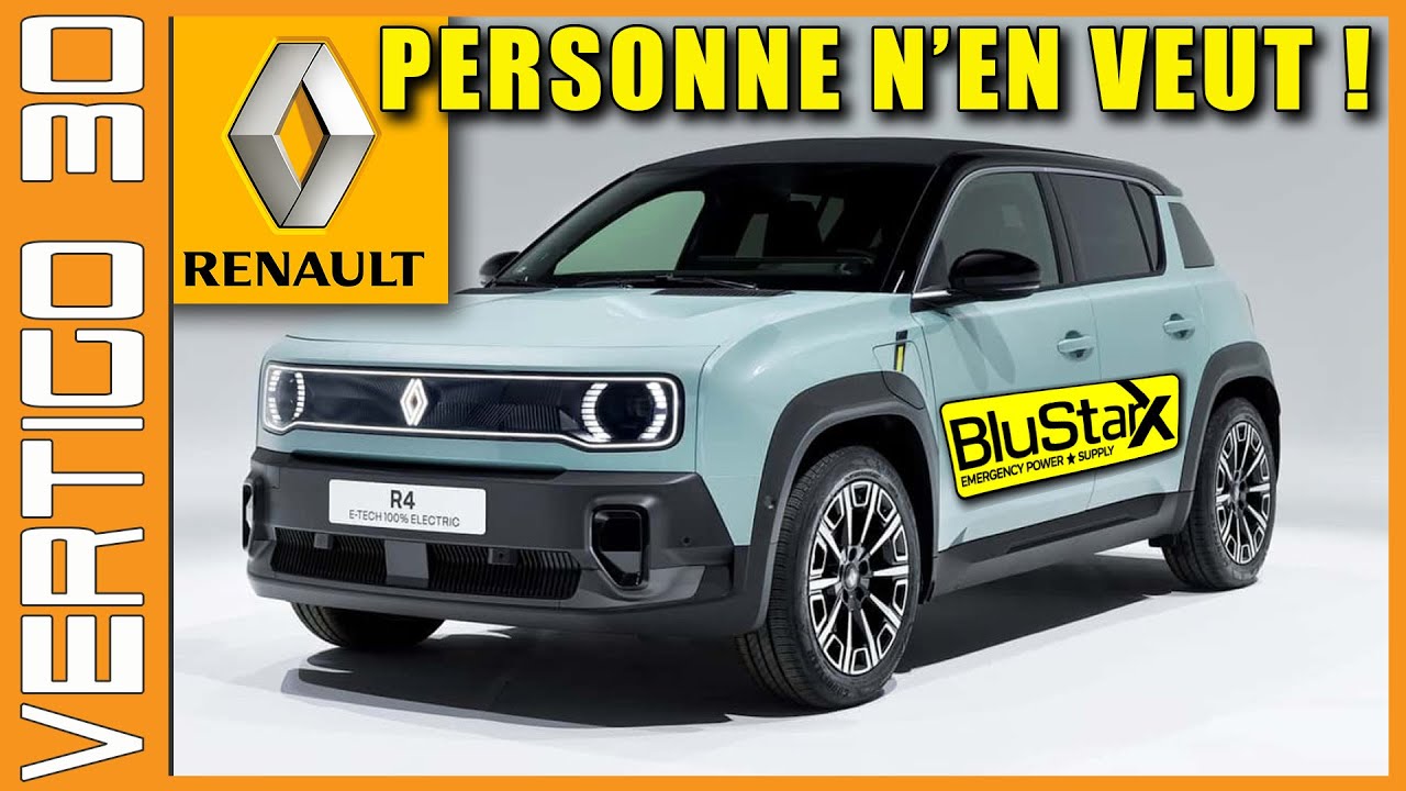 🔴🔴RENAULT 4 &eacute;lectrique PERSONNE NE L'ACHETE 🔴🔴