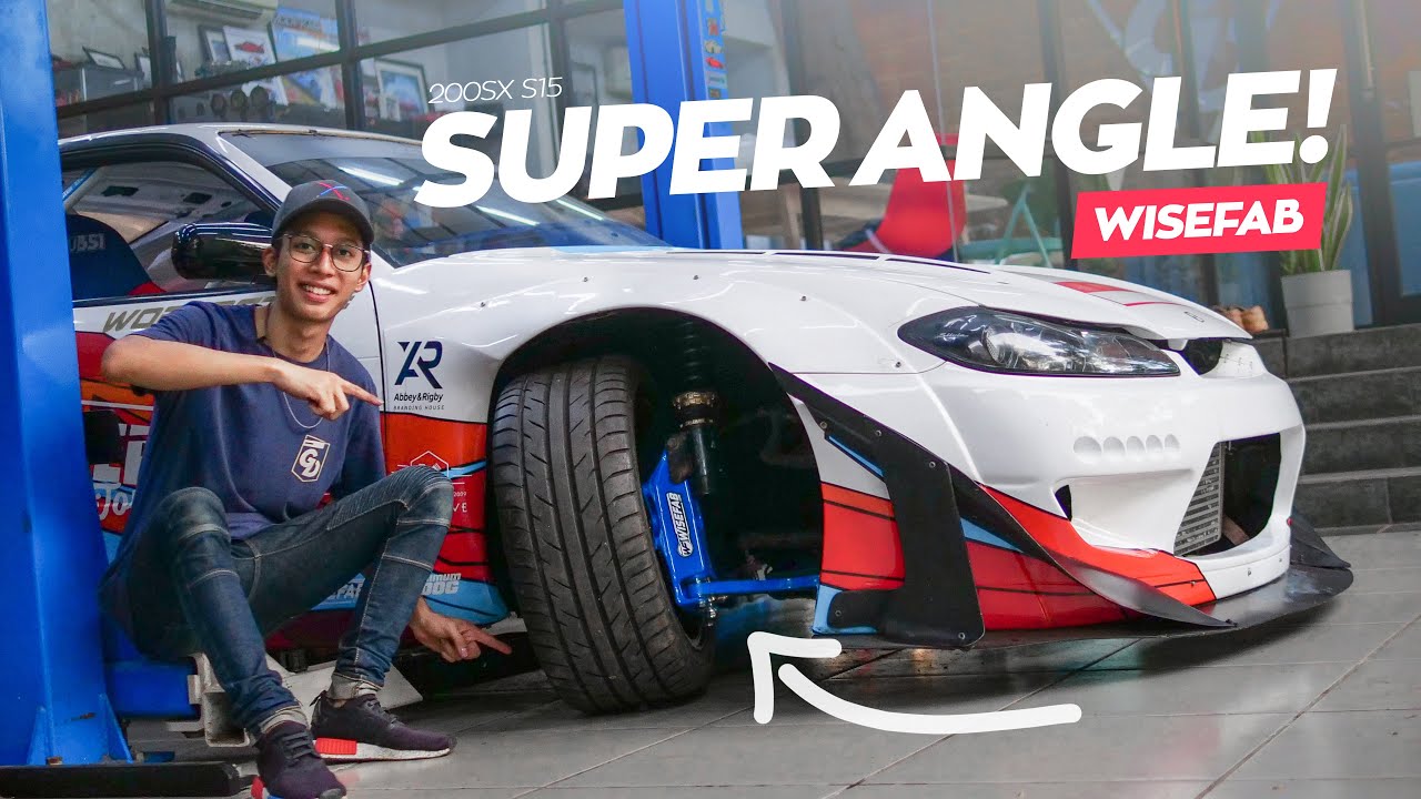 Pasang Angle Kit Wisefab 200SX!!