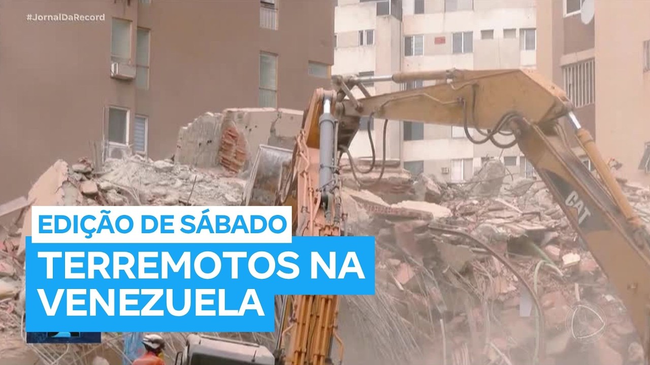 Terremotos na Venezuela deixam mais de 1.400 mortos e dificultam resgates