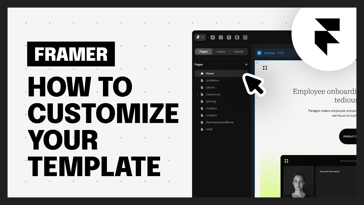 Framer Tutorial: Customize Your Framer Template Like a Pro!