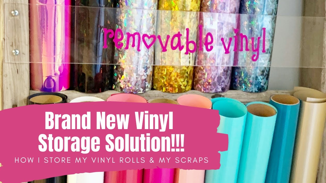 Brand New Vinyl Storage Solution! - Vinyl rolls & scraps