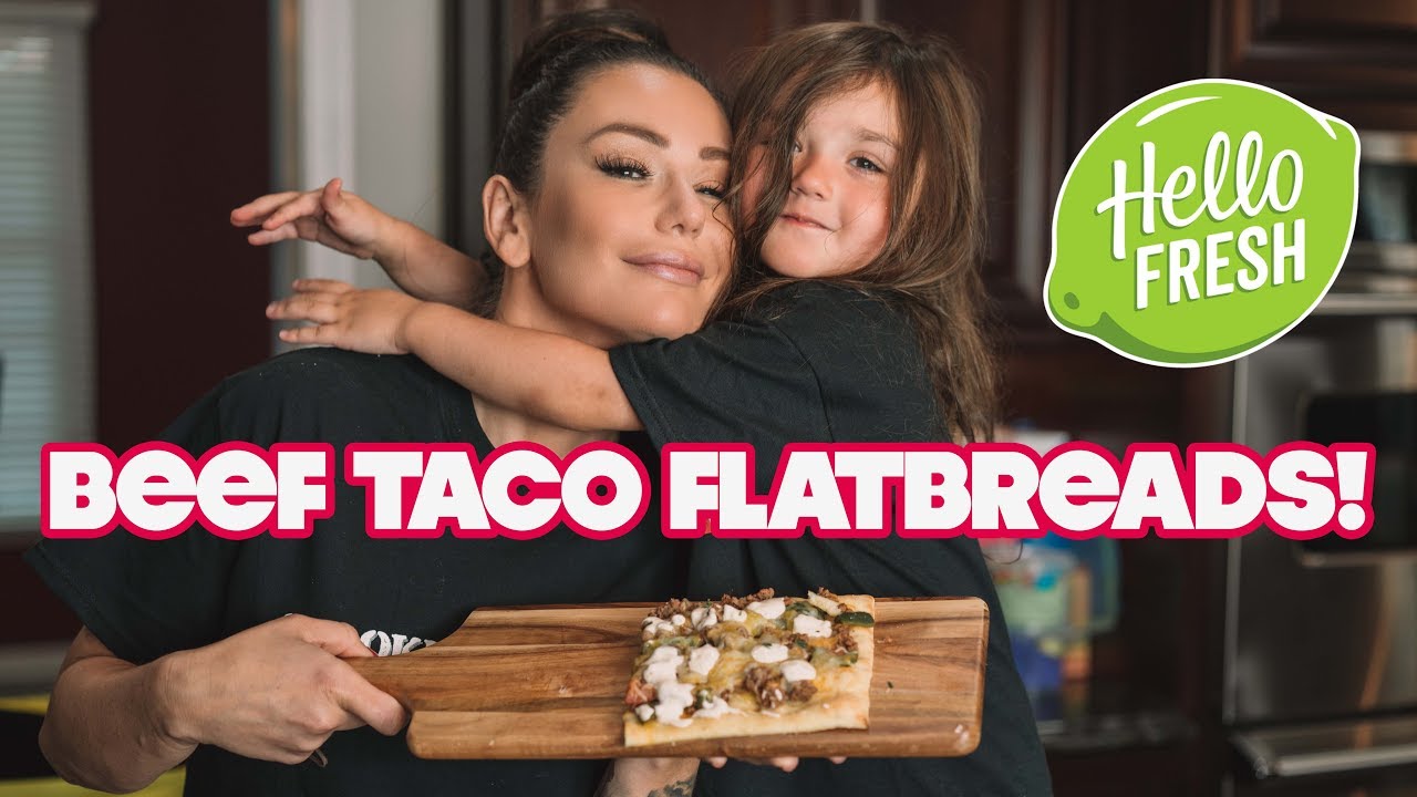 JWOWW & Meilani Make Flatbread Beef Tacos!