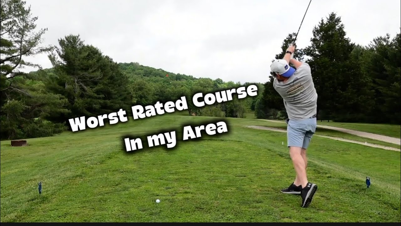 I played 9 holes at the WORST RATED course in my area!