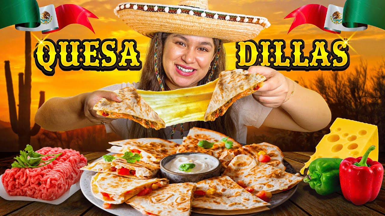 من أسهل ما كاين 😍 كيسادياس كفكرة رائعة د الغداء أو العشاء 🌮