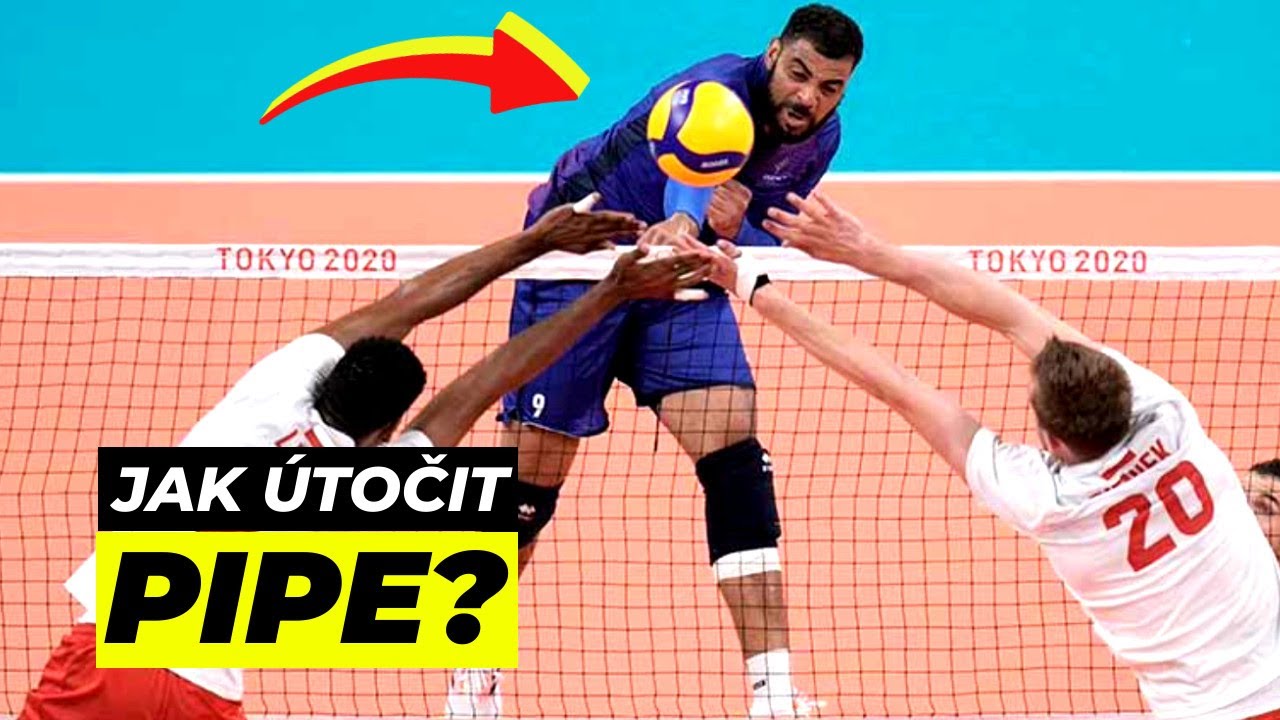 Jak útočit pipe ve volejbale?