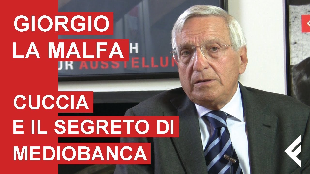 Giorgio La Malfa presenta "Cuccia e il segreto di Mediobanca"